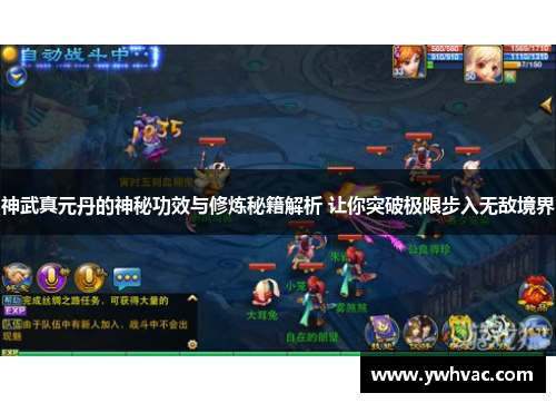 神武真元丹的神秘功效与修炼秘籍解析 让你突破极限步入无敌境界